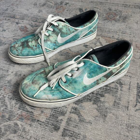 Nike Zoom Stefan Janoski shoes Size 9.5 - Pr Qs Tie Dye rare Skate Shoes - Picture 1 of 7